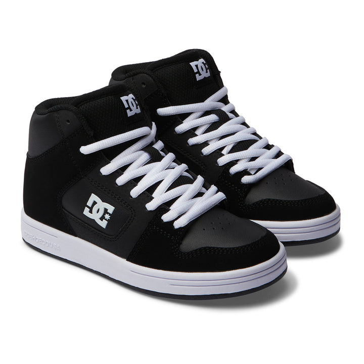 DC Shoes Unisex Kids Manteca 4 HI Shoes Black/Black/White - ADBS300395-BLW BLACK/BLACK/WHITE Image 2