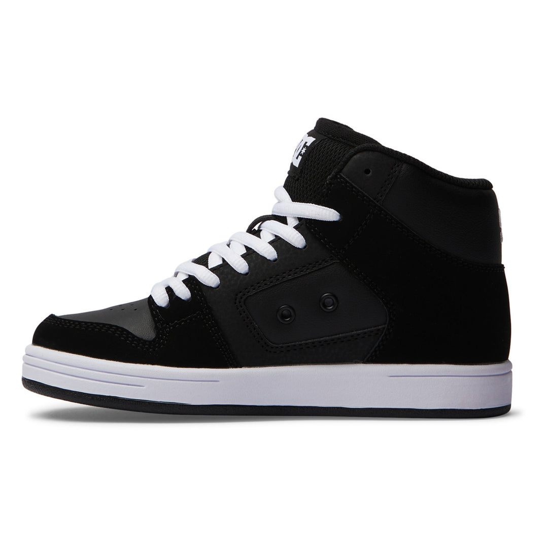 DC Shoes Unisex Kids Manteca 4 HI Shoes Black/Black/White - ADBS300395-BLW BLACK/BLACK/WHITE Image 3