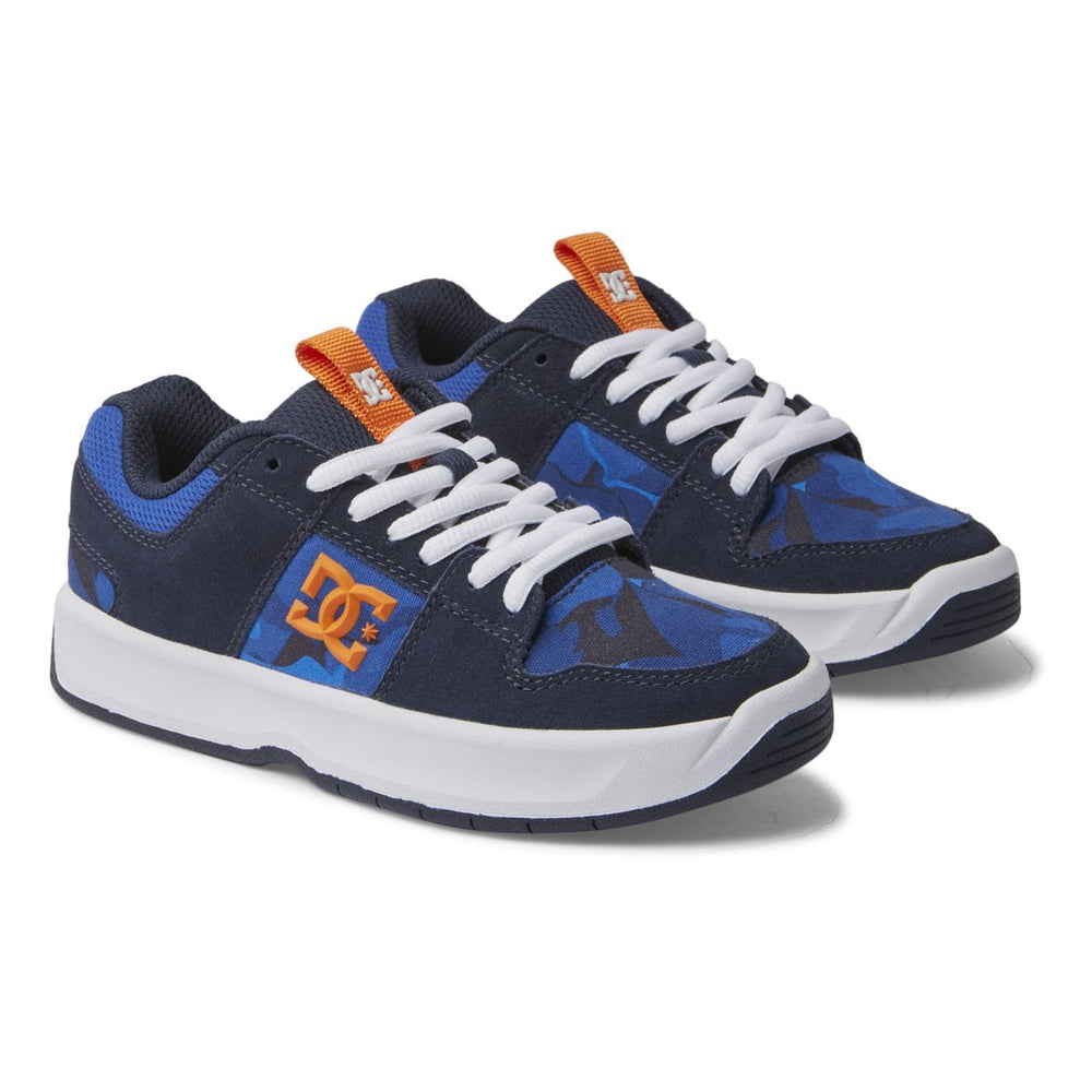 DC Shoes Unisex Kids Lynx Zero Shoes Shady Blue/Orange - ADBS100269-SBO SHADY BLUE/ORANGE Image 2