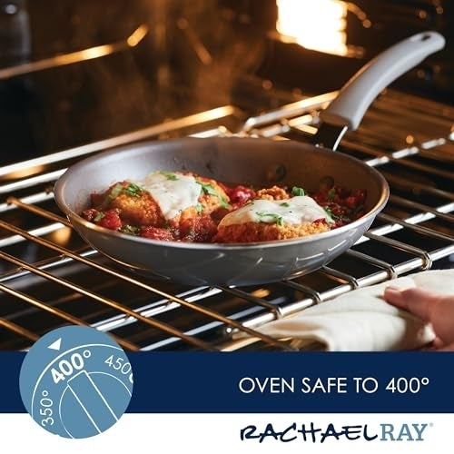 Rachael Ray Cook + Create 2-pc. Fry Pan Set Grey - Image 4