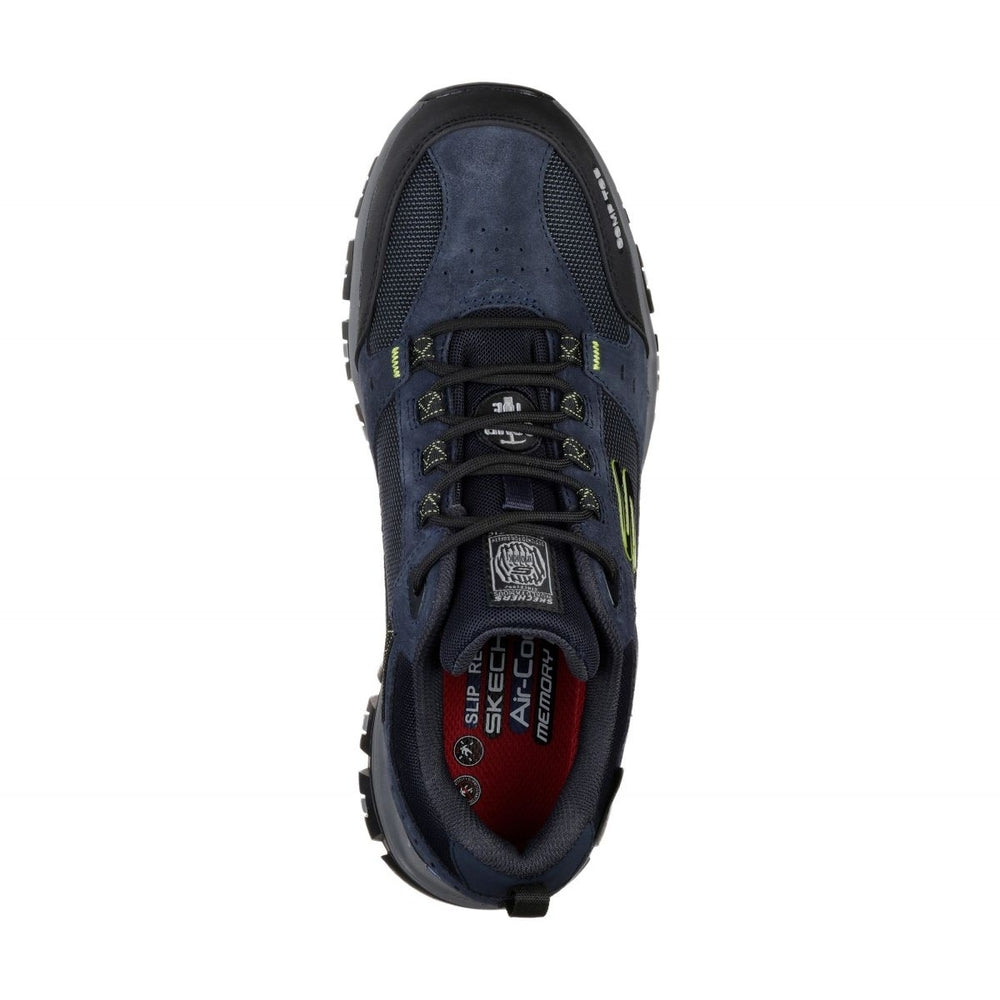 SKECHERS WORK Mens Greetah Composite Toe Waterproof Work Shoe Navy/Black - 77183-NVBK Navy Black Image 2