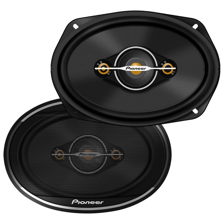 Pioneer TS-A6961F 6x9 4-Way Coaxial Car Speakers Black Enhanced Bass Easy Install Image 1