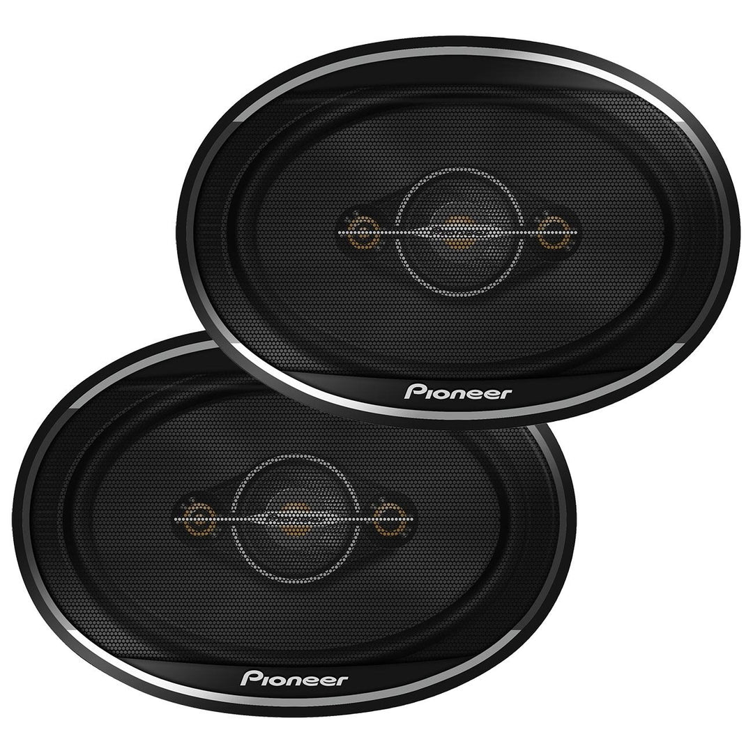 Pioneer TS-A6961F 6x9 4-Way Coaxial Car Speakers Black Enhanced Bass Easy Install Image 4