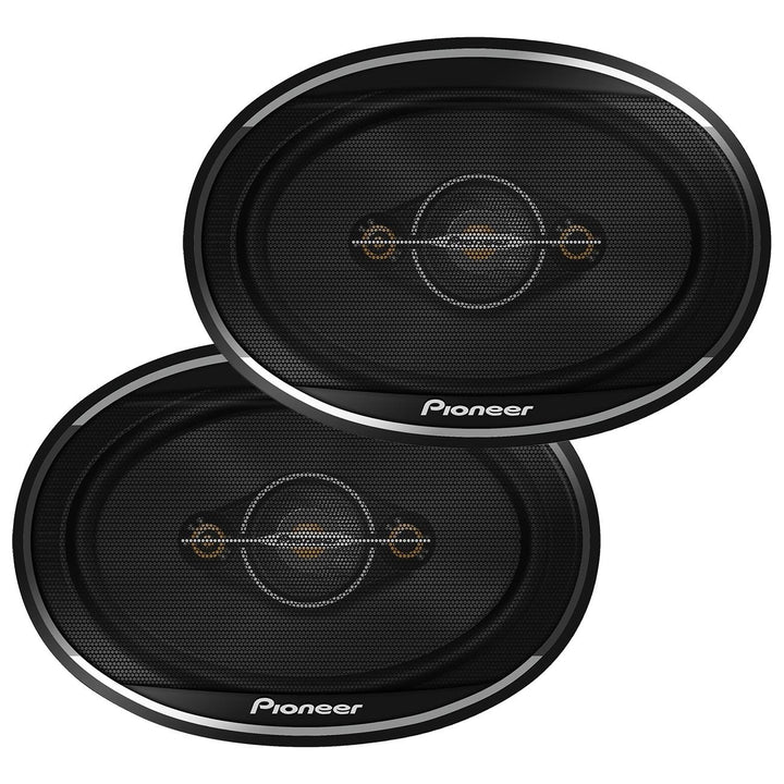 Pioneer TS-A6961F 6x9 4-Way Coaxial Car Speakers Black Enhanced Bass Easy Install Image 4