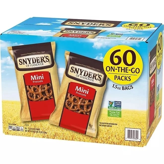 Snyders Mini Pretzels (1.5 Ounce 60 Count) Image 1