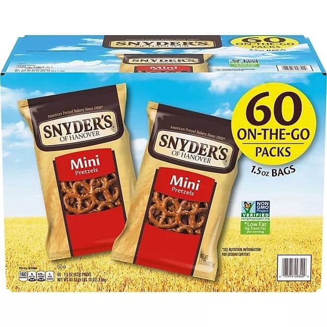 Snyders Mini Pretzels (1.5 Ounce 60 Count) Image 2