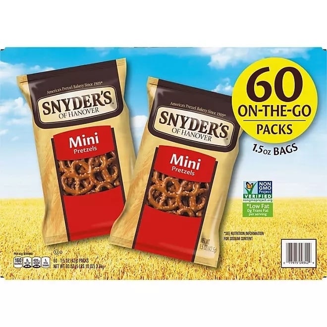 Snyders Mini Pretzels (1.5 Ounce 60 Count) Image 3