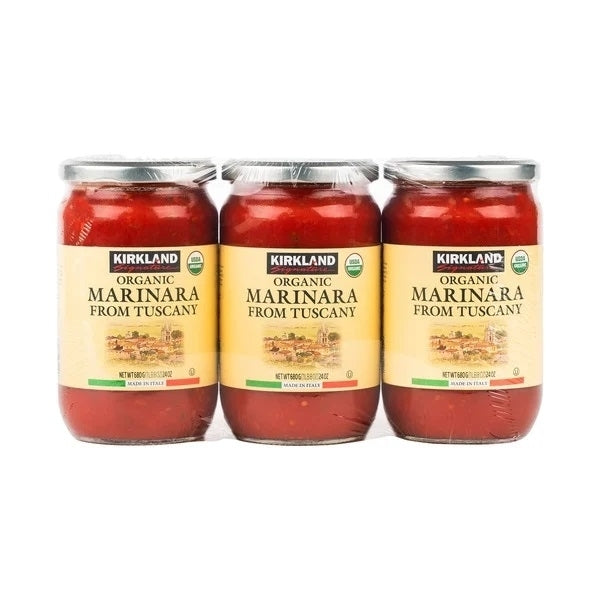 Kirkland Signature Organic Tuscan Marinara Sauce24 Ounce (Pack of 3) Image 1