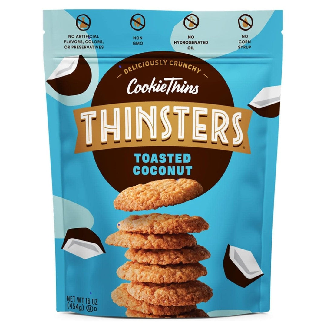 Thinsters Toasted Coconut Cookie Thins19 Ounce Image 1