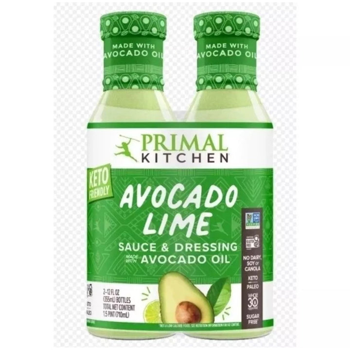 Primal Kitchen Avocado Lime Sauce and Dressing12 Ounce (Pack of 2) Image 1