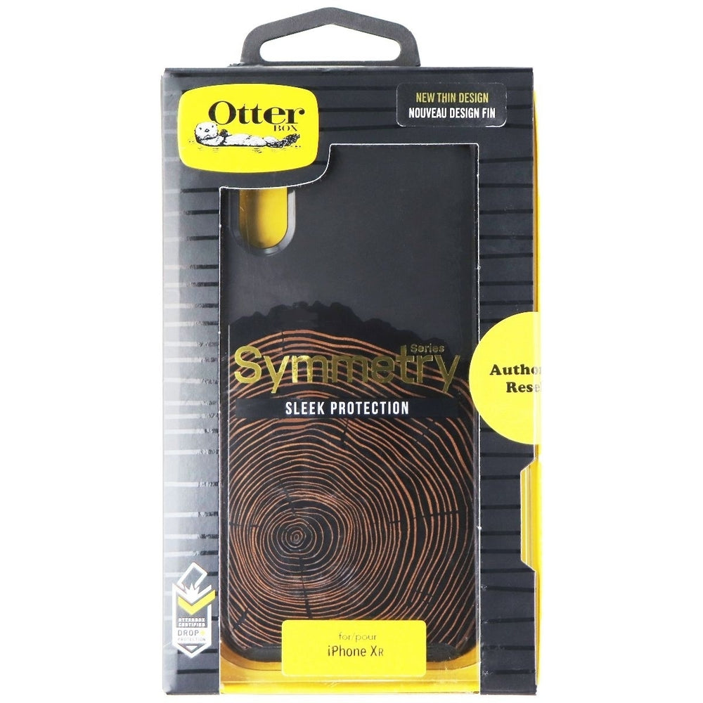 OtterBox Symmetry Series Case for Apple iPhone XR - Black (Wood You Rather) Image 2