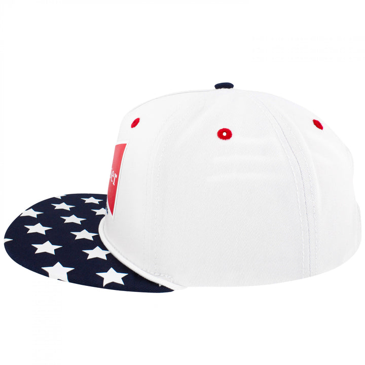 Budweiser American Flag Rope Golfer Hat Image 3