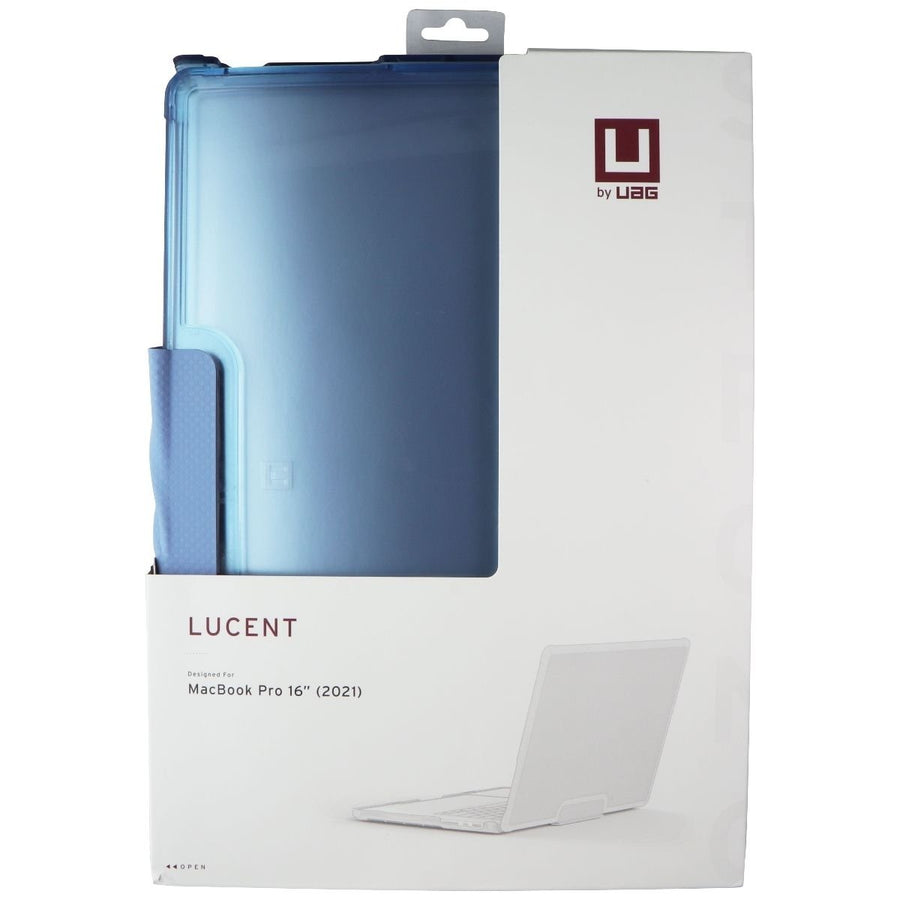 UAG Lucent Series Hard Case for MacBook Pro 16-in (2021-2023) - Blue Cerulean Image 1