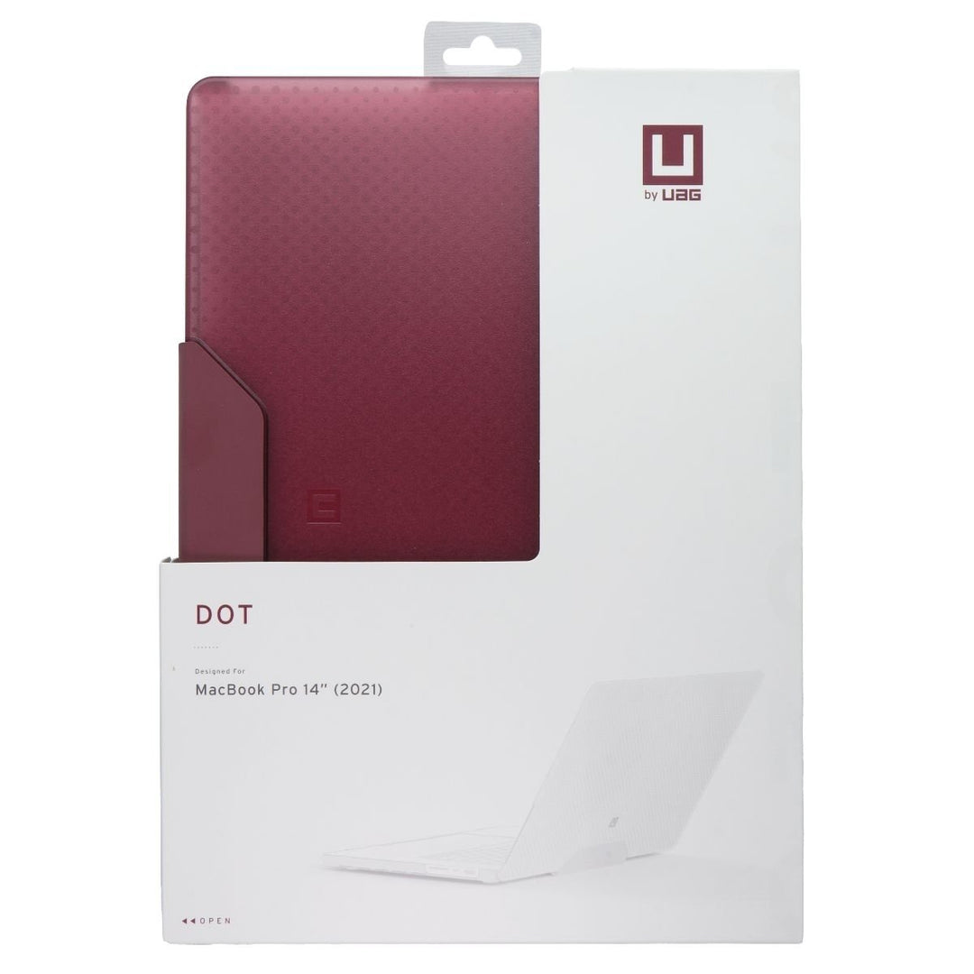 UAG Urban Armor Gear Dot MacBook Pro 14-inch (2021-2023) Case - Aubergine Image 1