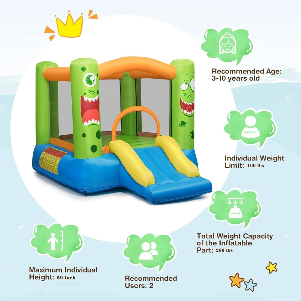 BOUNTECH Inflatable Bounce House Bouncy House for Kids Indoor Outdoor Party with Jumping Area Including Oxford Carry Bag Image 2