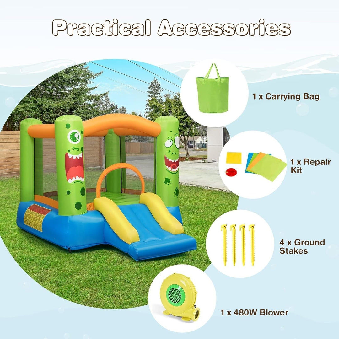 BOUNTECH Inflatable Bounce House Bouncy House for Kids Indoor Outdoor Party with Jumping Area Including Oxford Carry Bag Image 3