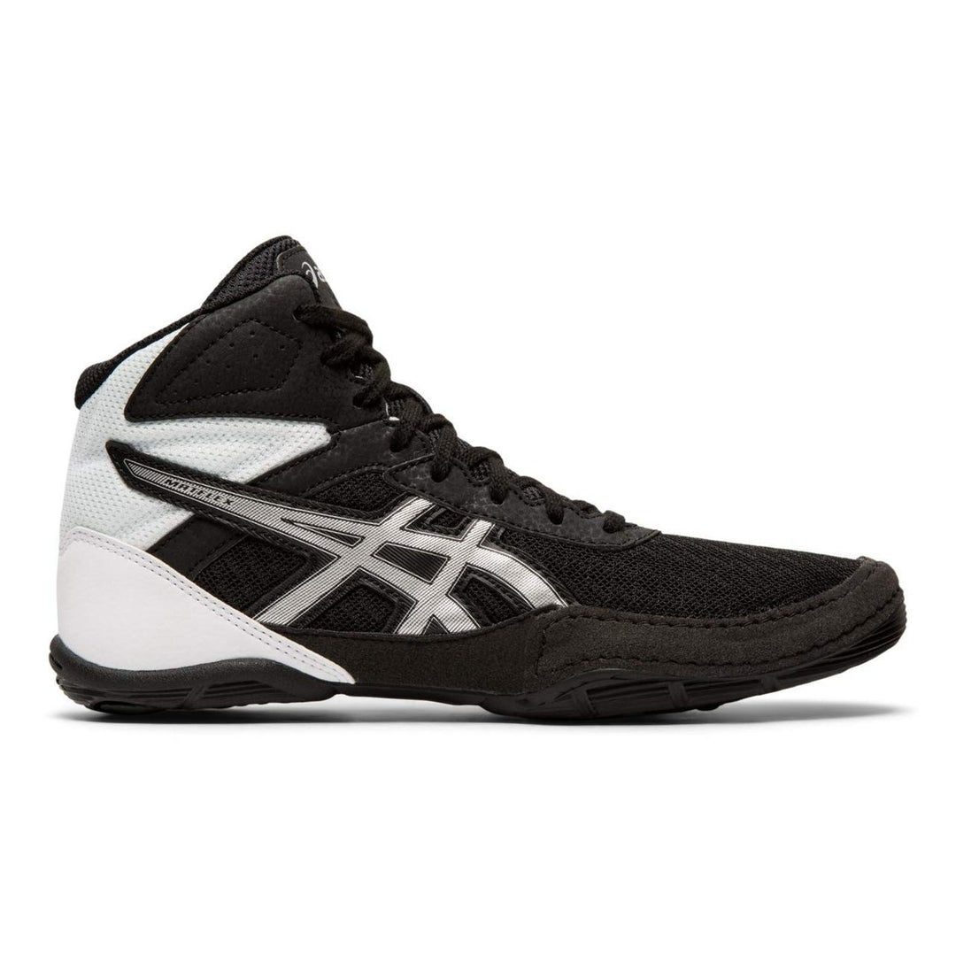 ASICS Kids Matflex 6 Grade School Wrestling Shoes BLACK/SILVER Image 4