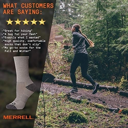 Merrell Recycled Low Cut Tab Socks 3 Pack Arch Support Breathable Mesh CHARH Image 4