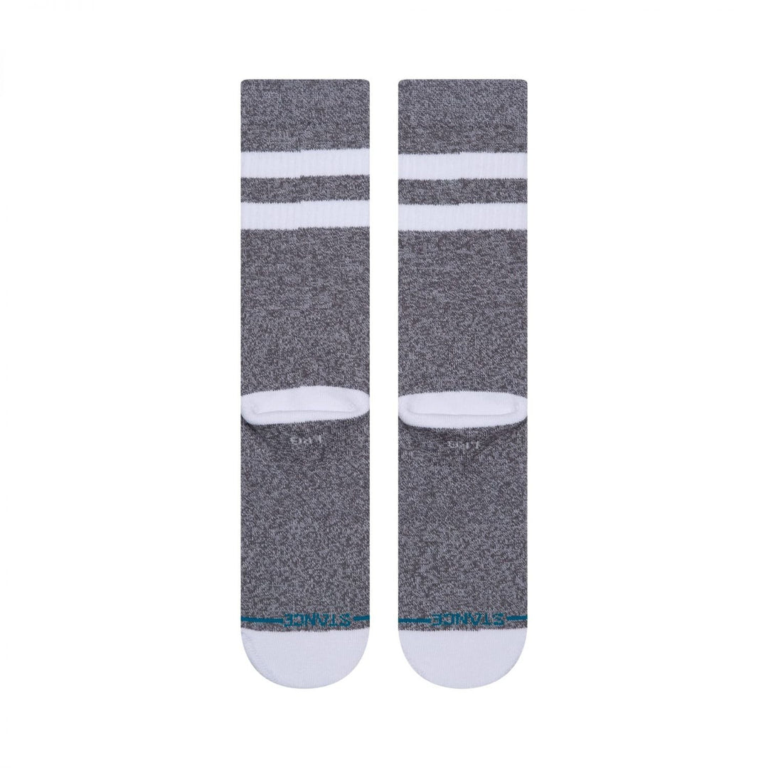 Stance Crew Joven Socks Medium Black Combed Cotton Durable Mesh Vents Image 4