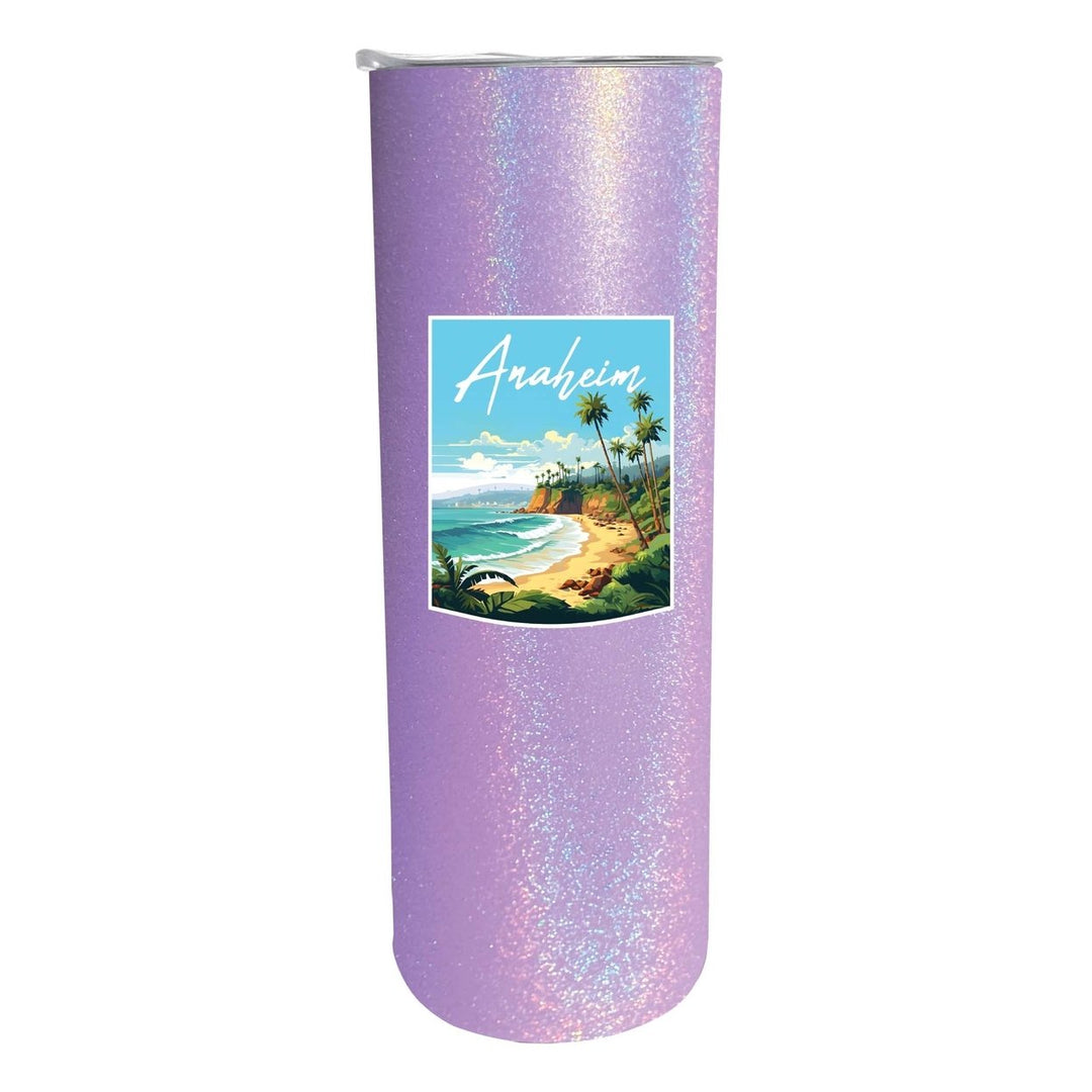 Anaheim California Design B Souvenir 20 oz Insulated Stainless Steel Skinny Tumbler Image 3