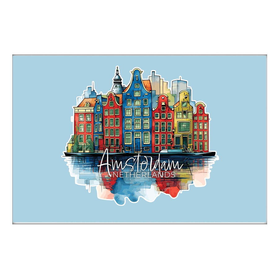 Amsterdam Netherlands Design C Souvenir 2x3-Inch Fridge Magnet Image 1