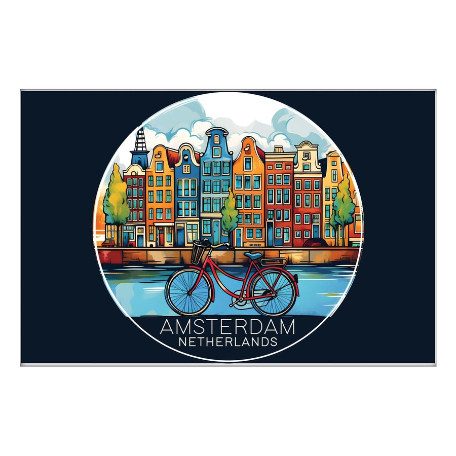 Amsterdam Netherlands Design D Souvenir 2x3-Inch Fridge Magnet Image 1