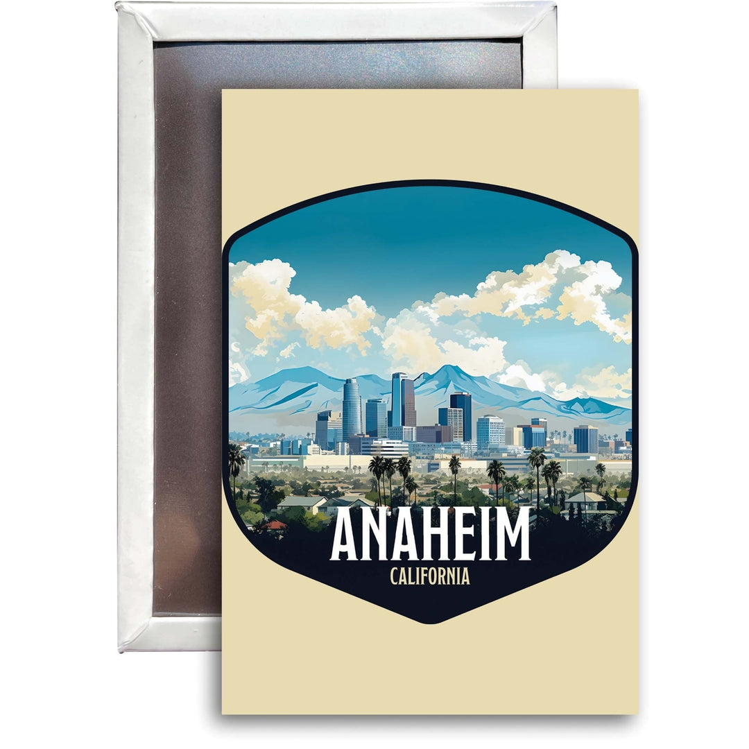 Anaheim California Design A Souvenir 2x3-Inch Fridge Magnet Image 1