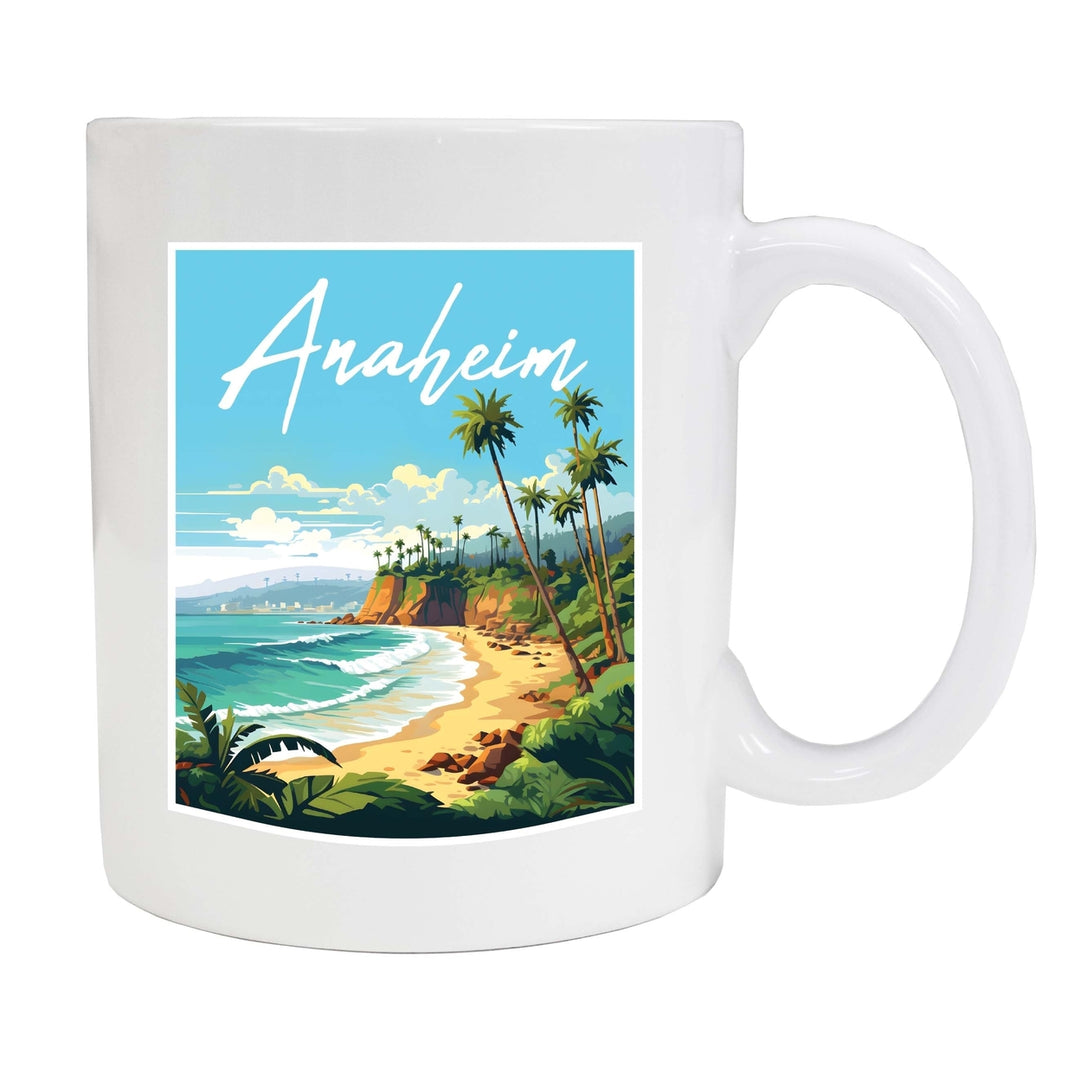 Anaheim California Design B Souvenir 12 oz Ceramic Coffee Mug Image 1