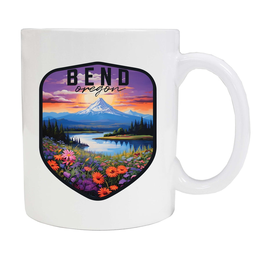 Bend Oregon Design A Souvenir 12 oz Ceramic Coffee Mug Image 1