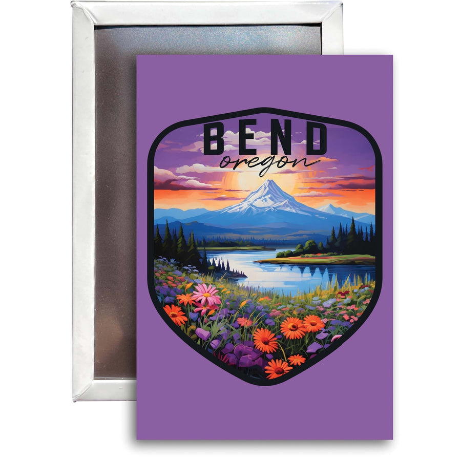 Bend Oregon Design A Souvenir 2x3-Inch Fridge Magnet Image 1