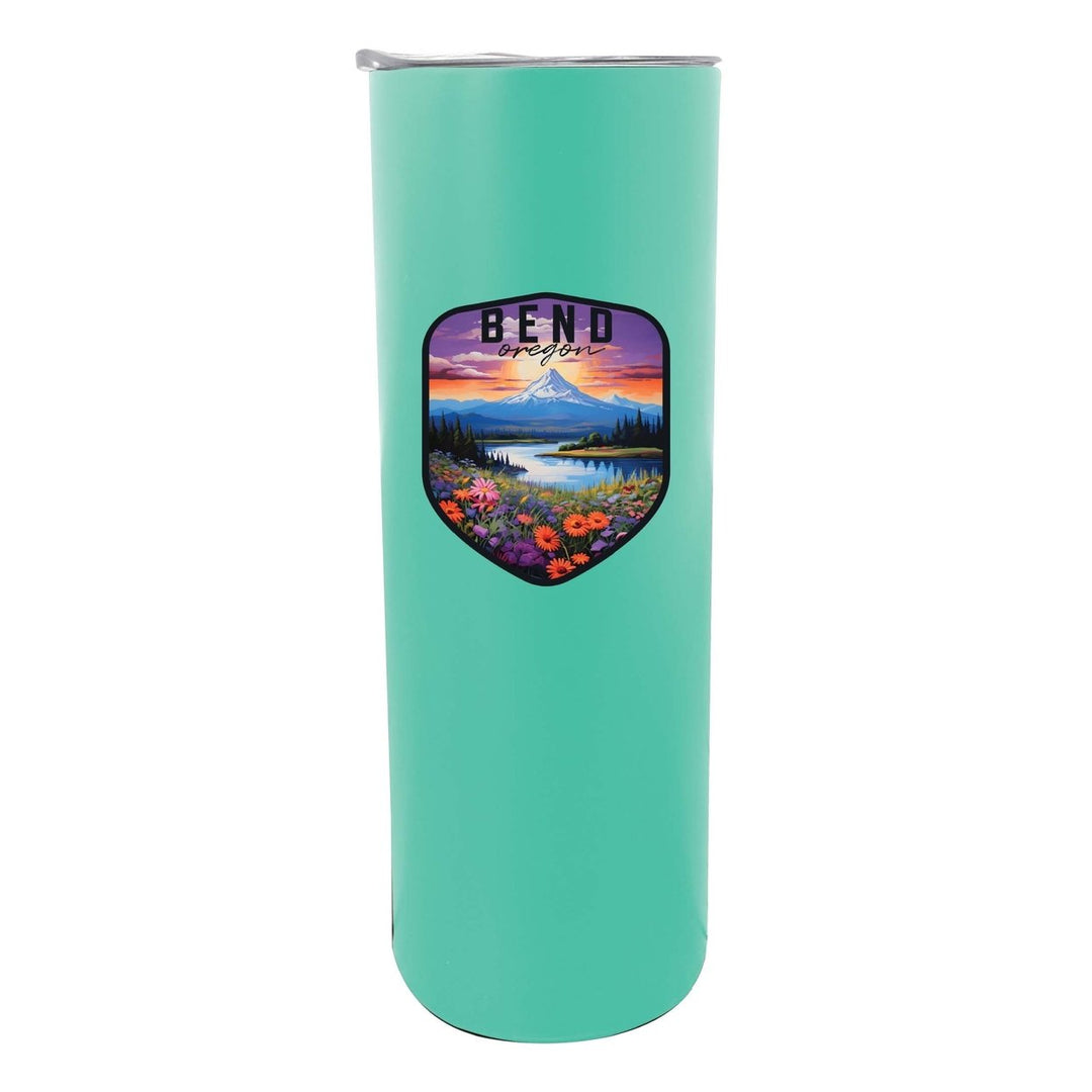 Bend Oregon Design A Souvenir 20 oz Insulated Stainless Steel Skinny Tumbler Image 3