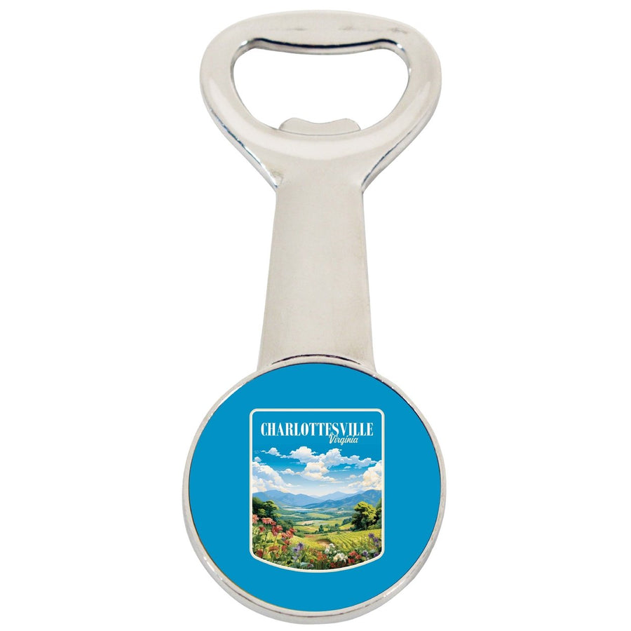 Charlottesville Virginia Design A Souvenir Magnetic Bottle Opener Image 1