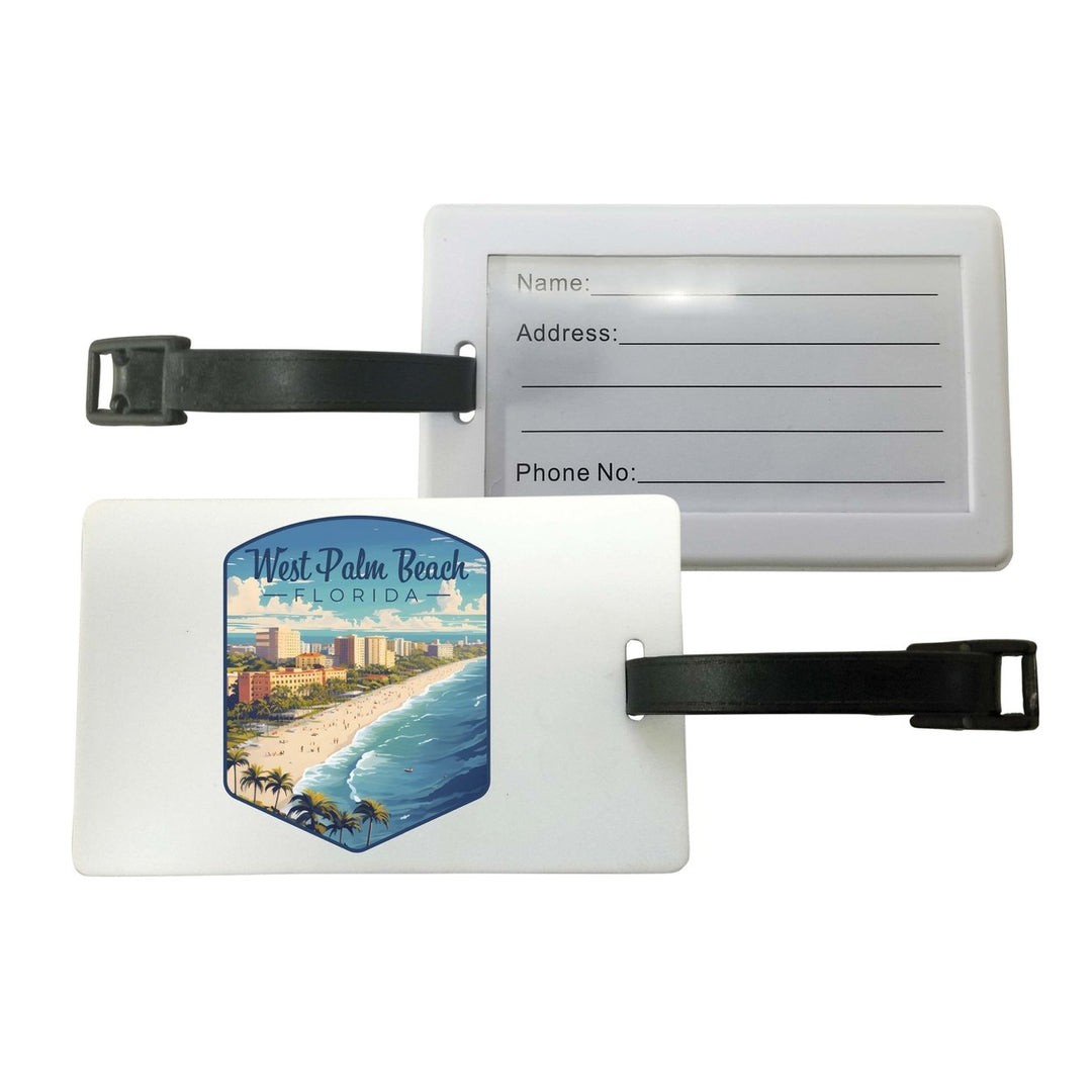 West Palm Beach Florida Design A Souvenir Luggage Tag Image 1