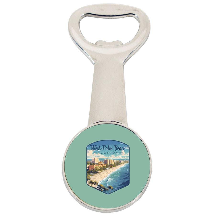 West Palm Beach Florida Design A Souvenir Magnetic Bottle Opener Image 1