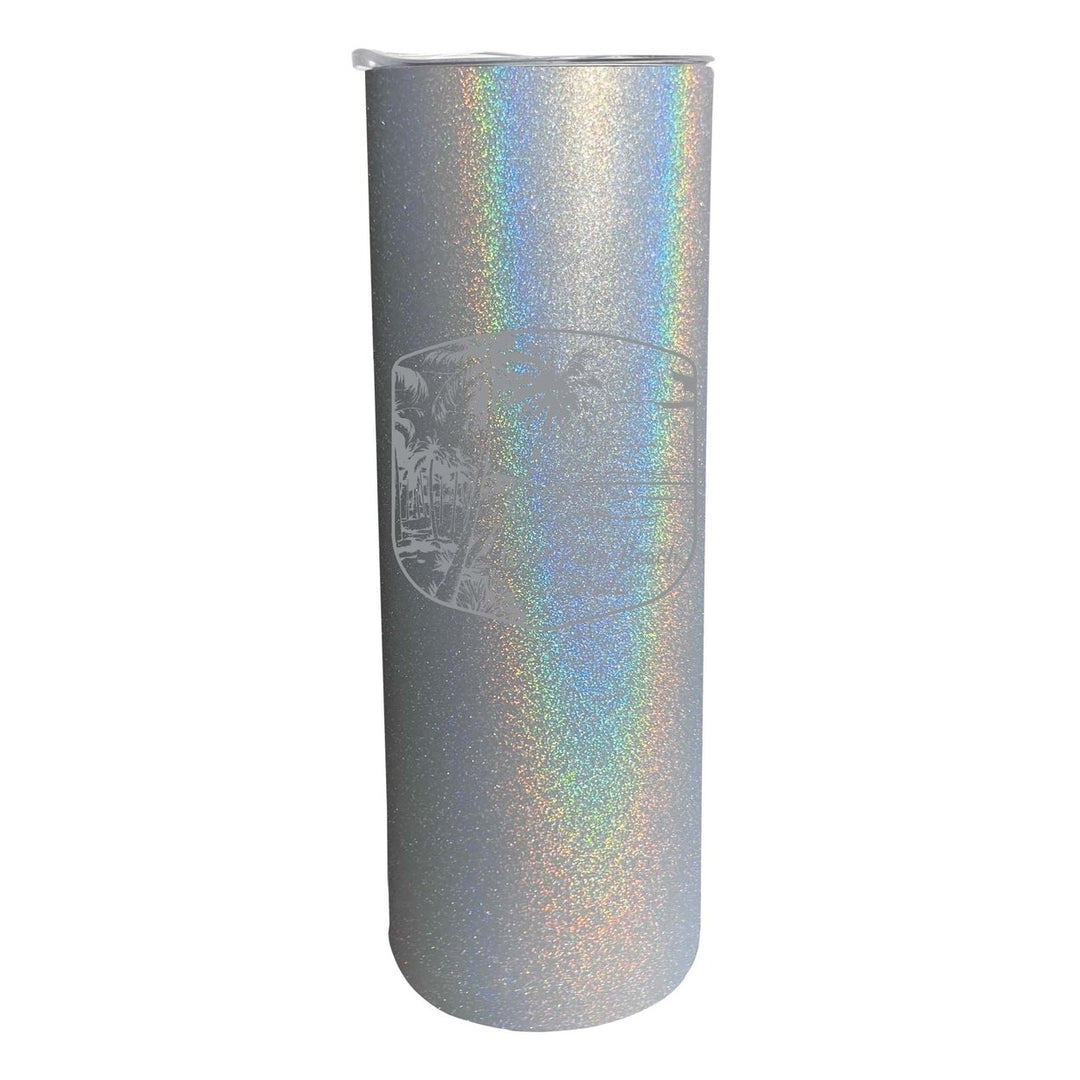 West Palm Beach Souvenir 20 oz Engraved Insulated Stainless Steel Skinny Tumbler Image 4