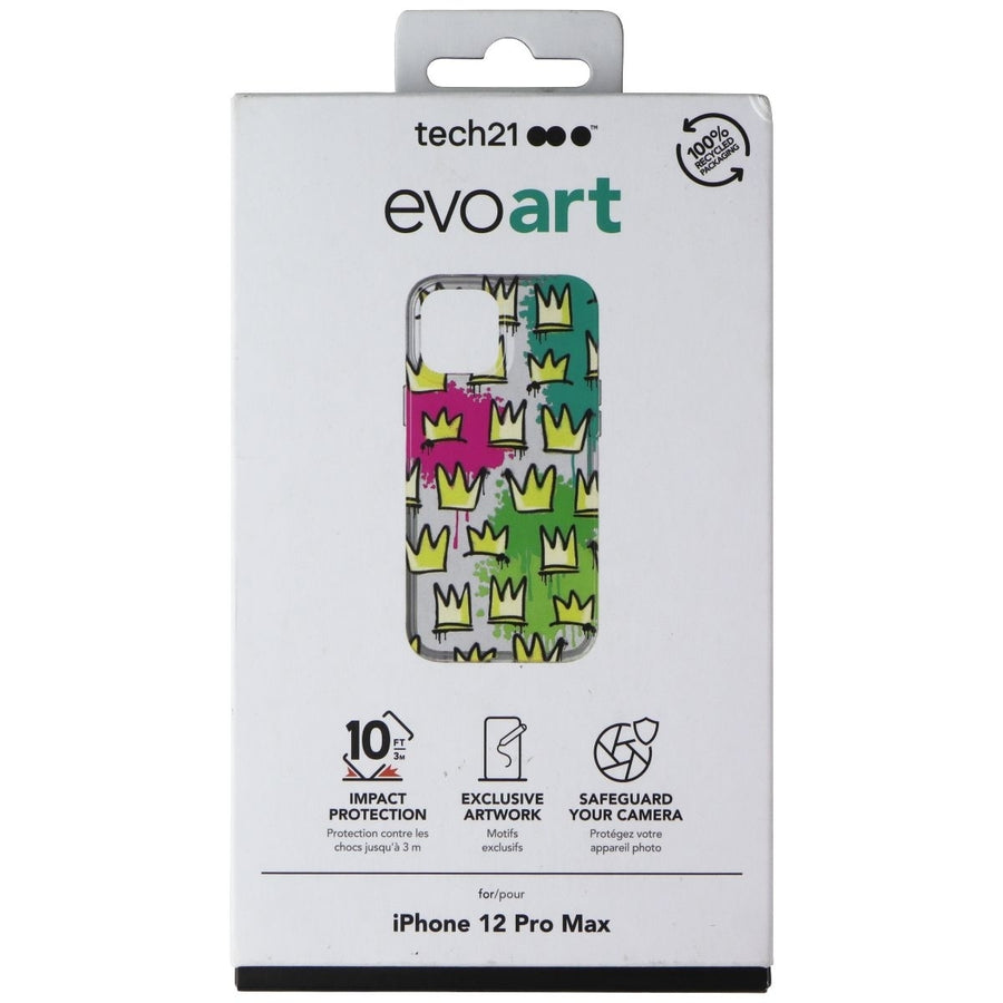 Tech21 Evo Art Series Case for Apple iPhone 12 Pro Max - Crown Image 1