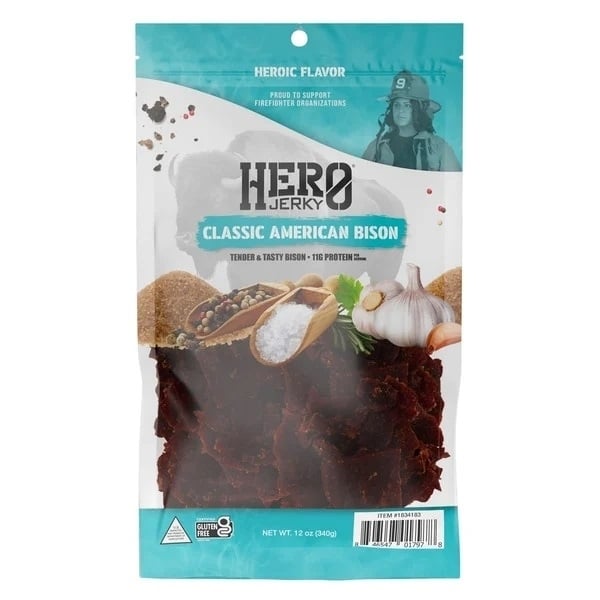 Hero Jerky Classic American Bison 12 Ounce Image 1