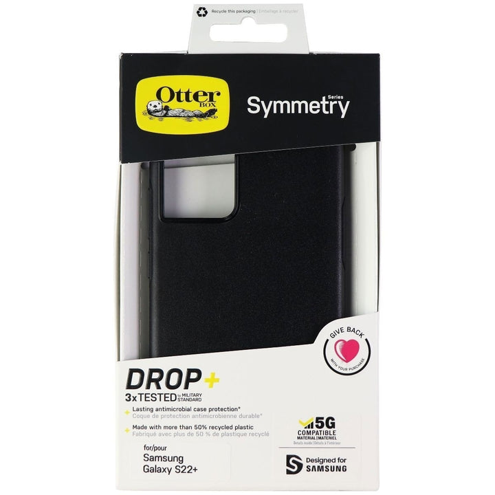 OtterBox Symmetry Series Case for Samsung Galaxy S22+ (Plus) - Black Image 4