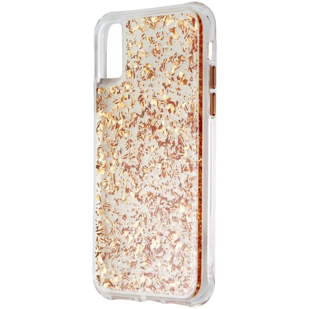 Case-Mate Karat Series Case for Apple iPhone XS / iPhone X - Rose Gold / Clear Image 1