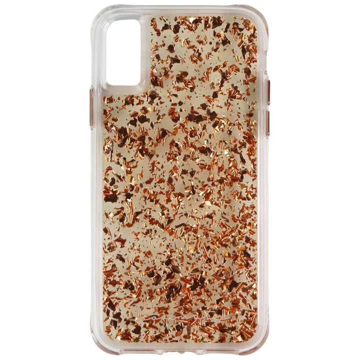 Case-Mate Karat Series Case for Apple iPhone XS / iPhone X - Rose Gold / Clear Image 2