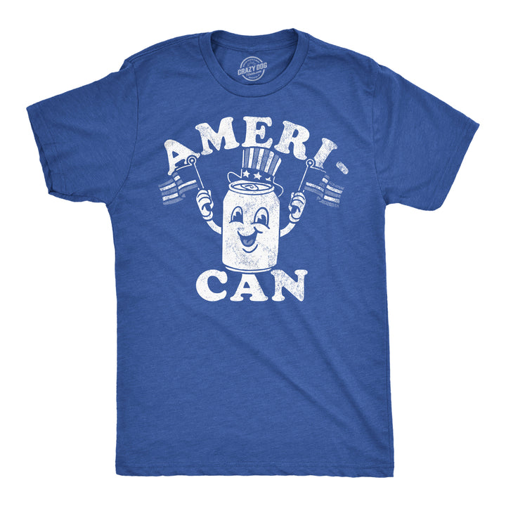 Mens Funny T Shirts Ameri Can Sarcastic Fourth Of July Drinking Graphic Tee For Men Image 1