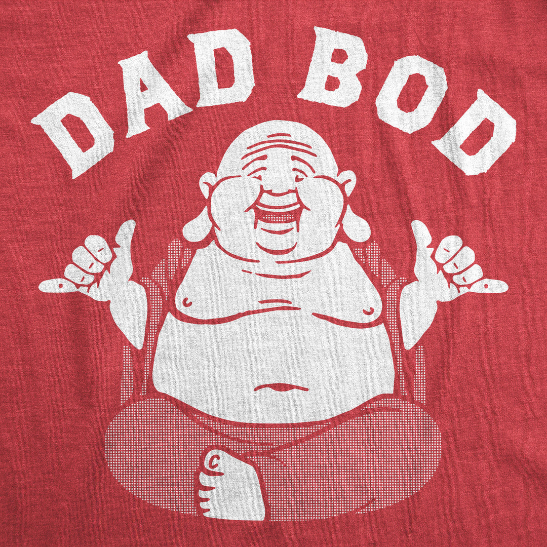 Mens Funny T Shirts Dad Bod Buddha Sarcastic Graphic Novelty Tee For Men Image 2