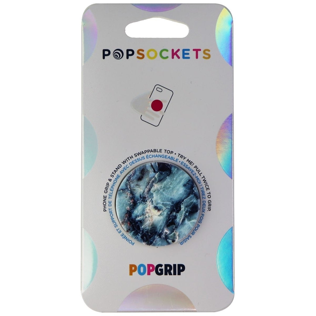 PopSockets: PopGrip with Swappable Top for Phones and Tablets - Blue Marble Image 2