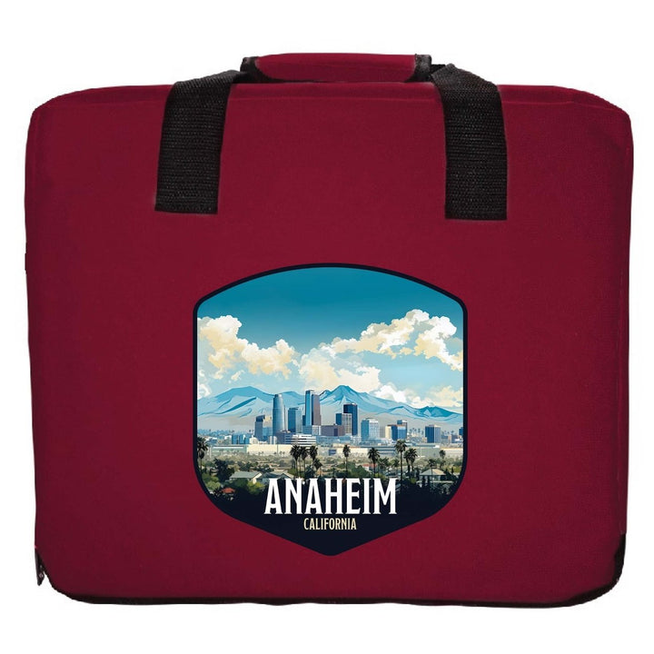 Anaheim California Design A Souvenir Destination Seat Cushion Image 1