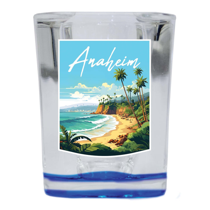 Anaheim California Design B Souvenir 2 Ounce Shot Glass Square Image 1