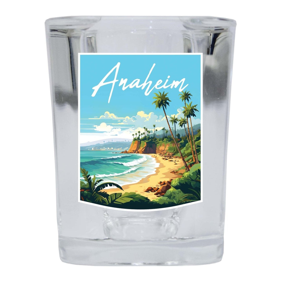 Anaheim California Design B Souvenir 2 Ounce Shot Glass Square Image 2