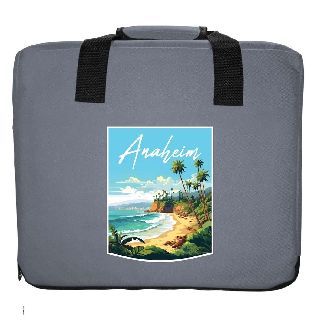 Anaheim California Design B Souvenir Destination Seat Cushion Image 2