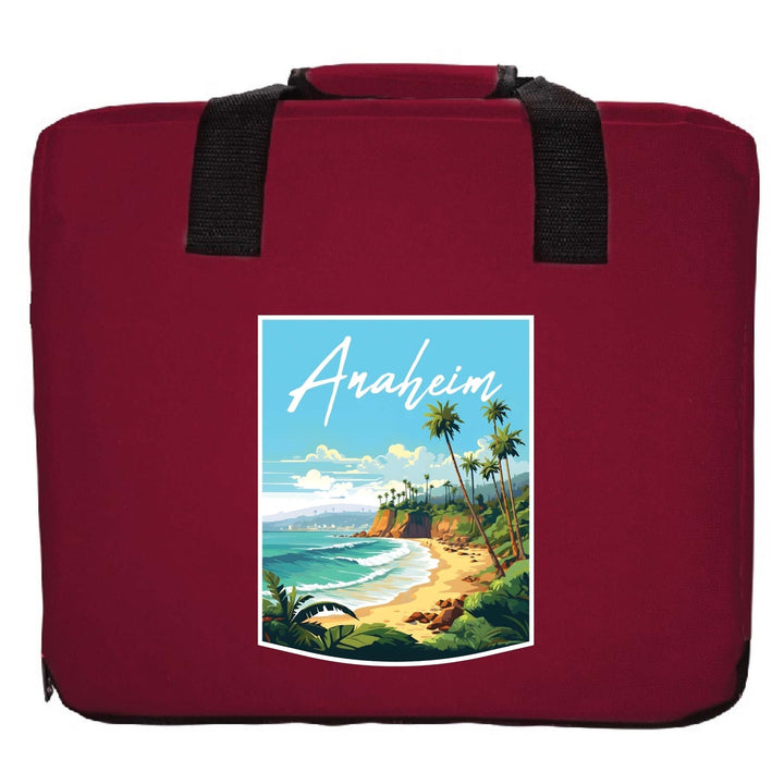 Anaheim California Design B Souvenir Destination Seat Cushion Image 3