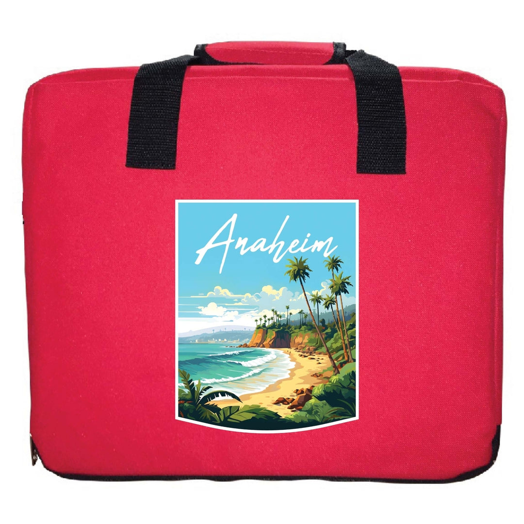 Anaheim California Design B Souvenir Destination Seat Cushion Image 4