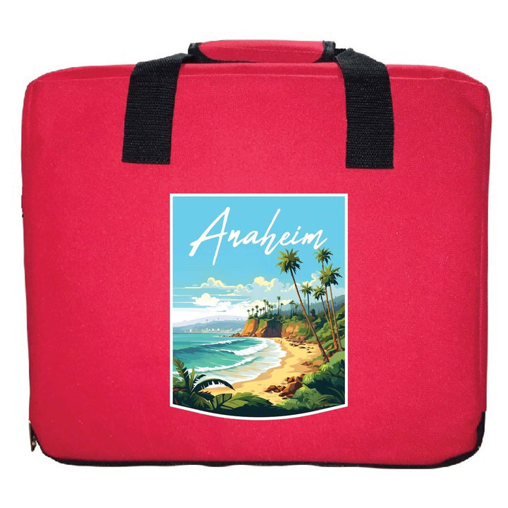 Anaheim California Design B Souvenir Destination Seat Cushion Image 1